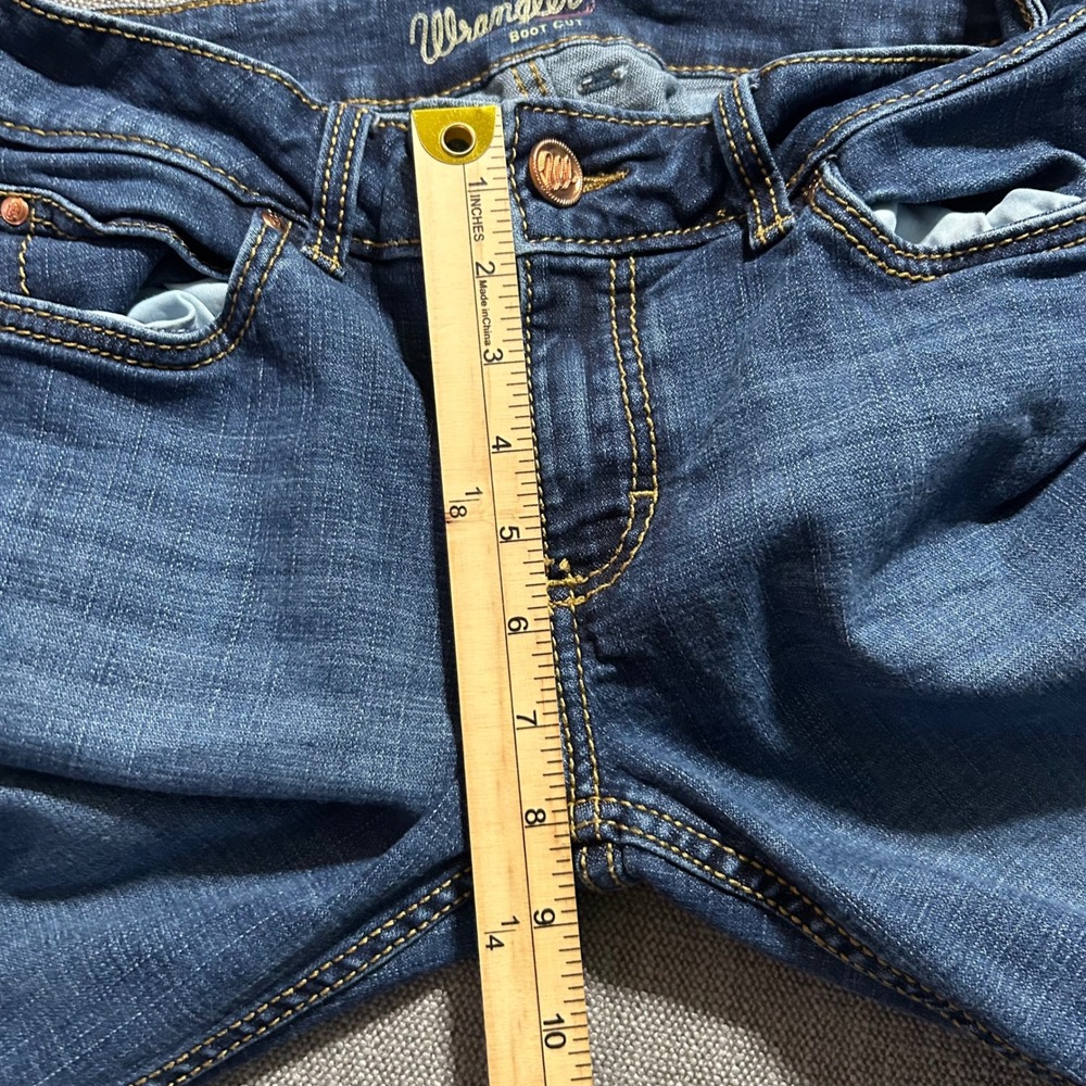 Wrangler Bootcut Jeans Women 7x30 Blue Medium Wash Stretch Denim 1009MWZMS - Picture 9 of 9